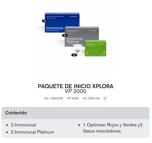 Paquete de Inicio Xplora